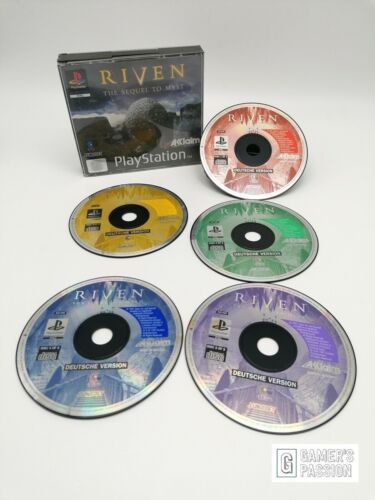 Riven The Sequel to Myst • PlayStation 1 • Discs gut - sehr gut • getestet • OVP - Afbeelding 1 van 4