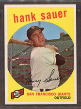 1959 Topps Set-Break #404 Hank Sauer NM-MT OR BETTER *JAYSACE*