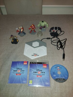 Disney Infinity 2.0 Marvel BÜNDEL PS3 PLATSTATION 3 GEBRAUCHT KOSTENLOSE P&P
