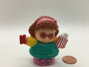 Fisher Price Little People Circus Carnival Maggie Popcorn Ticket