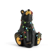 Big Sky Carvers Bearfoots Christmas Tangled Up For The Holidays Figurine
