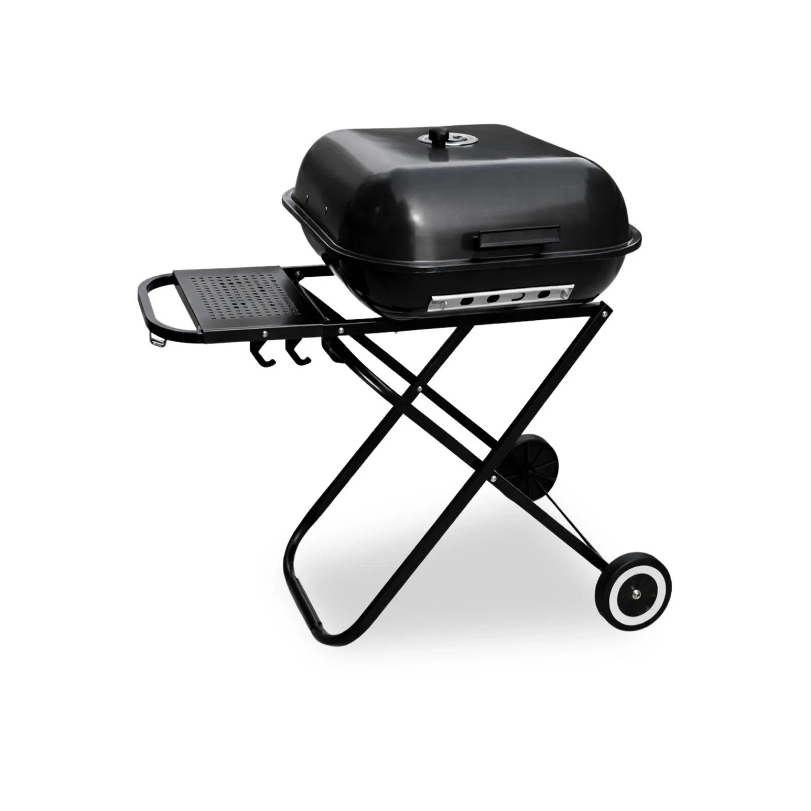 Foldable BBQ charcoal Grill Portable Square Kettle Cart Barbecue Wheels Stand
Opens in a new window