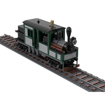 Modubrix Mocs Bricks Sets Climax NN3 Shunter Train Building Toys Kits Moc-73002