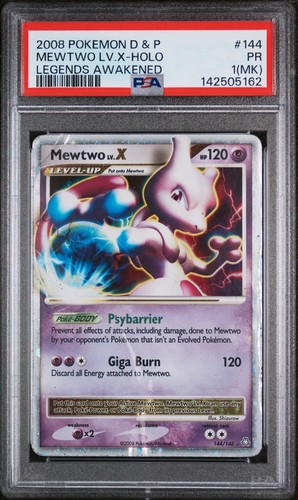 Mewtwo LV.X graded PSA 1 for sale on eBay