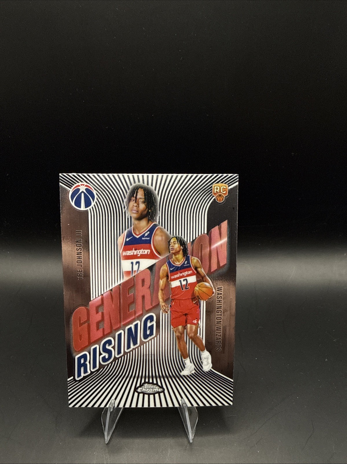 Tre Johnson III 2025-26 Topps Chrome Basketball RC Rookie Generation Rising