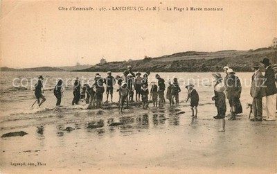 Lancieux La Plage a Maree montante