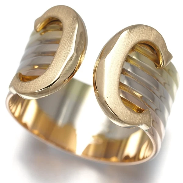 Cartier without Stone White Gold Ring 7 Ring Fine Rings for sale