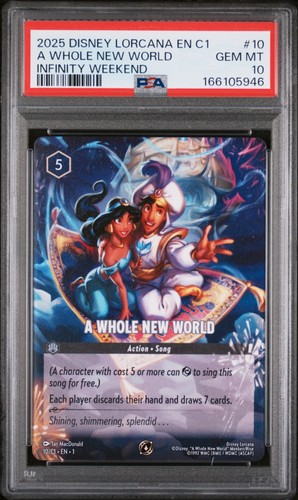 A Whole New World graded PSA 10 for sale on eBay