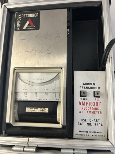 AMPROBE AC CURRENT RECORDER w/ COIL - Picture 5 of 8
