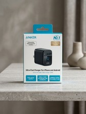 Anker 25W USB-C Wall Charger iPhone Android Foldable Black