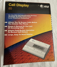Vintage AT T Call Display 85 Caller ID - Used