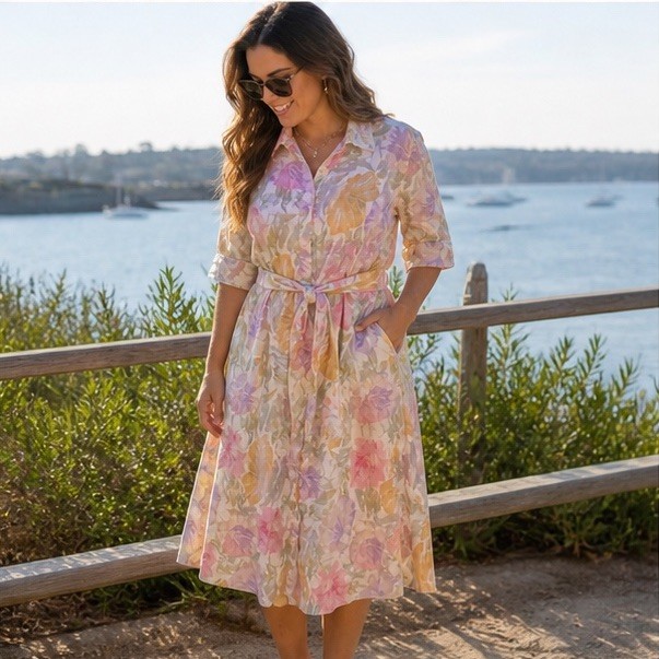Lauren Ralph Lauren Floral Tie Front 100% Linen Shirtdress Sz 18 NWT | eBay Lauren Ralph Lauren Floral Tie Front 100% Linen Shirtdress Sz 18 NWT | eBay