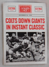 2014 Golden Age Headlines #4 Alan Ameche Colts Down Giants in Instant Classic