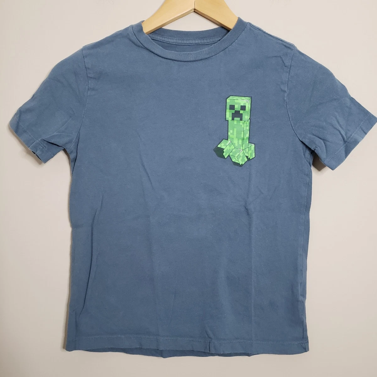 Minecraft T-shirt pour garçons | Creeper Inside Gamer Gifts Merchandising | Haut noir à manches courtes pour enfants de 13 à 14 ans, Noir , 13-14 ans