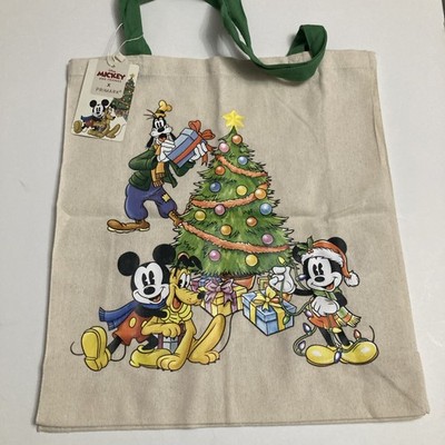 PRIMARK London Santa Mickey Tote Bag Goofy Pluto Christmas 2025 Disney New