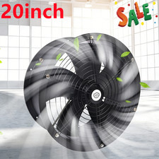 20'' 565mm Industrial Cased Axial Fan Commercial Kitchen Canopy Duct Extractor 
