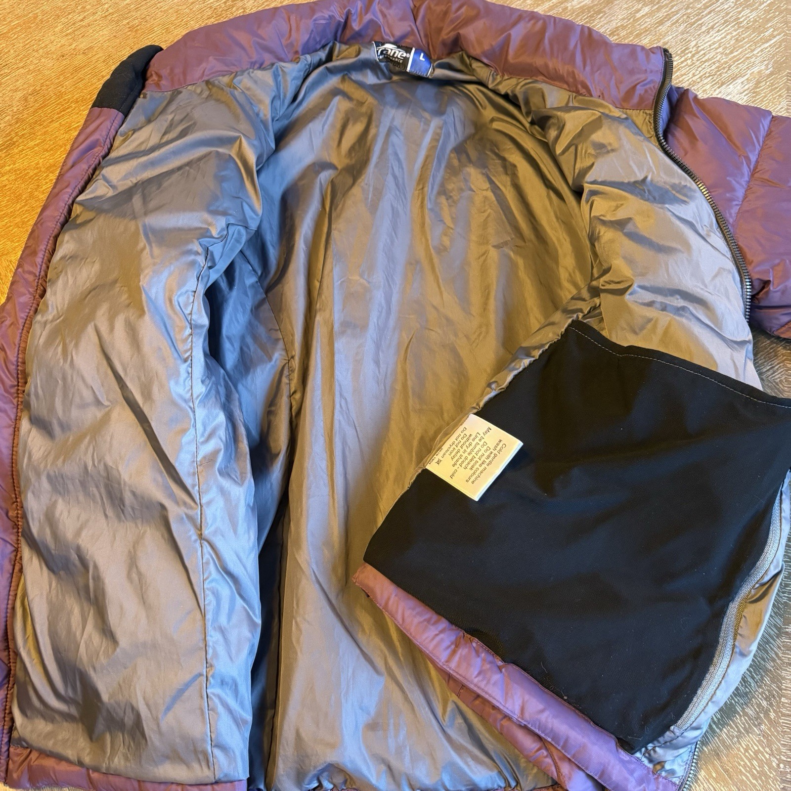 Crane Performance Purple Down/feather Puffer Jack… - image 6