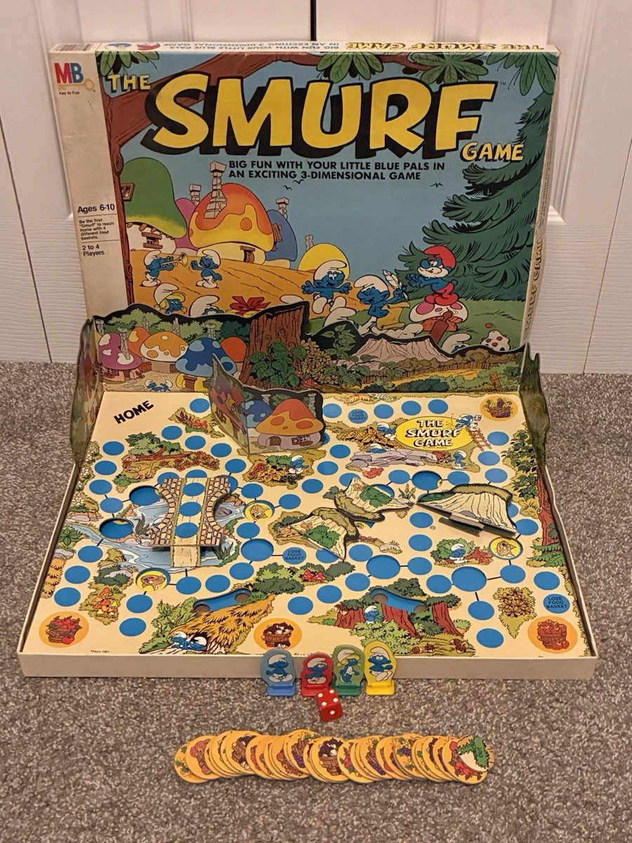 Jeu De Société Les Schtroumpfs – Het Grote Smurfenspel – 1983 – Peyo – Édition Rare Vintage