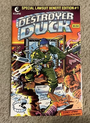 Destroyer Duck Vol. 1 #1 1982 Issue. Eclipse Enterprises