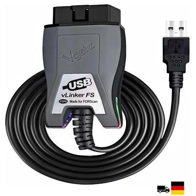 Vgate vLinker FS OBD2 USB Adapter für FOR-Scan HS MS-CAN Auto Switch
