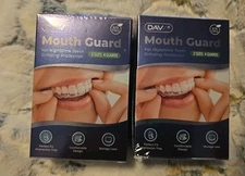 Mouth Guard for For Nighttime Teeth Grinding Protection , 2 Boxs 8 Total Pieces