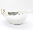 VINTAGE REED & BARTON STERLING SILVER X234 LARGE GRAVY SERVING BOAT NO MONOGRAM