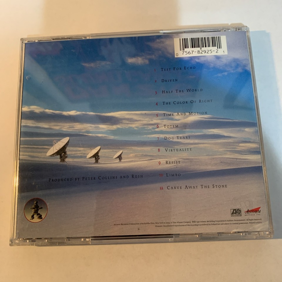 Test for Echo by Rush (CD, 1996) 75678292521| eBay