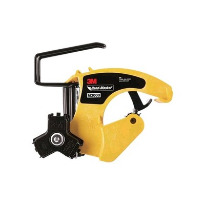 Scotch M3000 3M Hand Masked Tape Dispenser, Film & Tape, Yellow New!