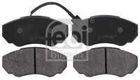 Vorderachse Febi Bilstein 116049 Bremsbelagsatz, Scheibenbremse FüR CitroËN,Fiat