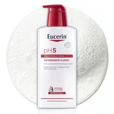 Eucerin pH5 Flüssigreiniger 400 ml Sanfter Gesichts- und Körperreiniger zur Anwendung
