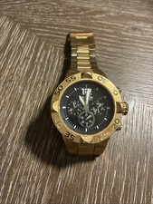 Armitron Men 20/5198GP Multifunction GOLD Tone 40mm Need Batteries