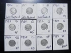 Starter set of 12 Circulated Buffalo Nickels 1916 to 1937