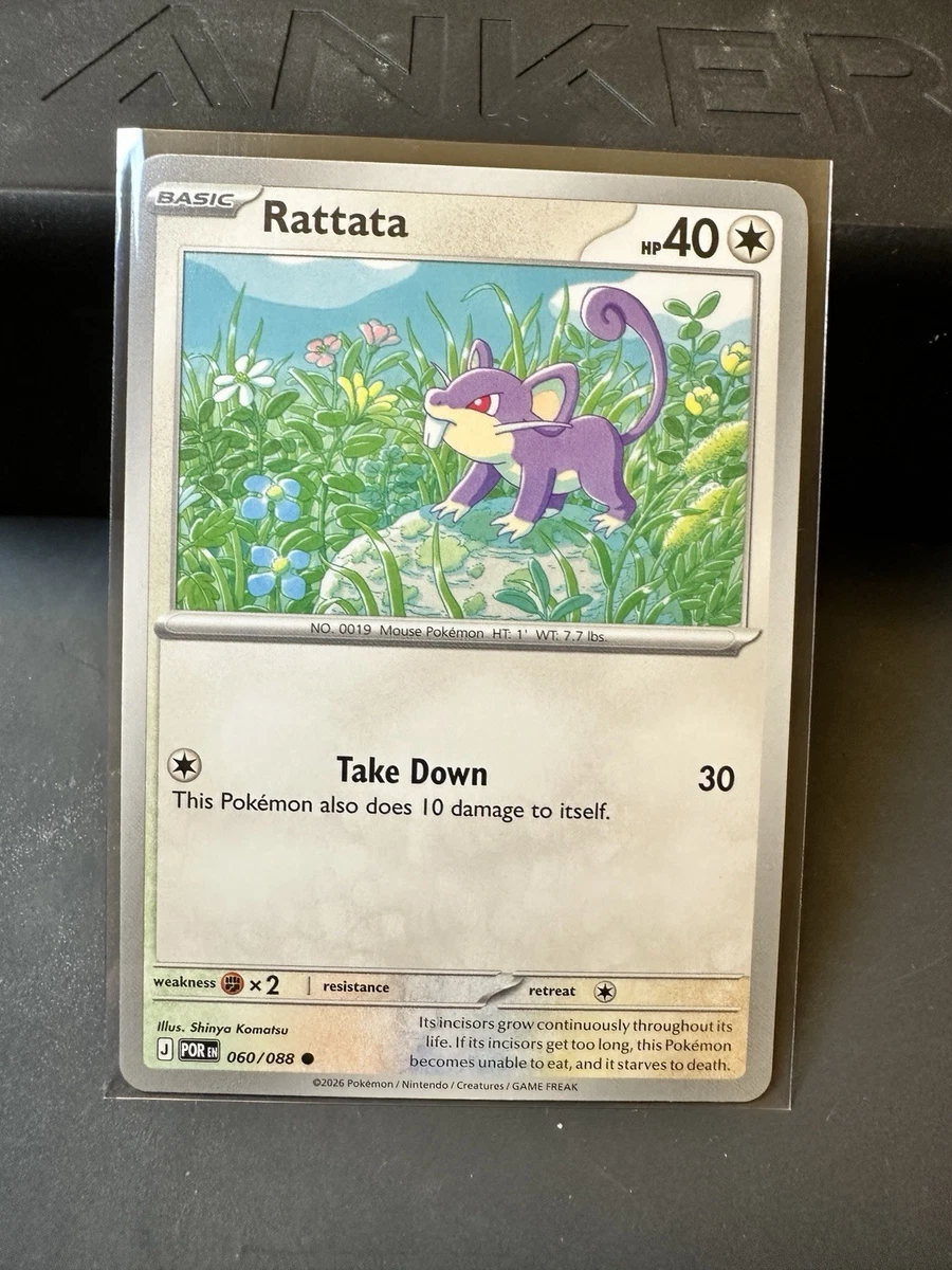 Preços baixos em Cartão Pokemon Rattata | eBay