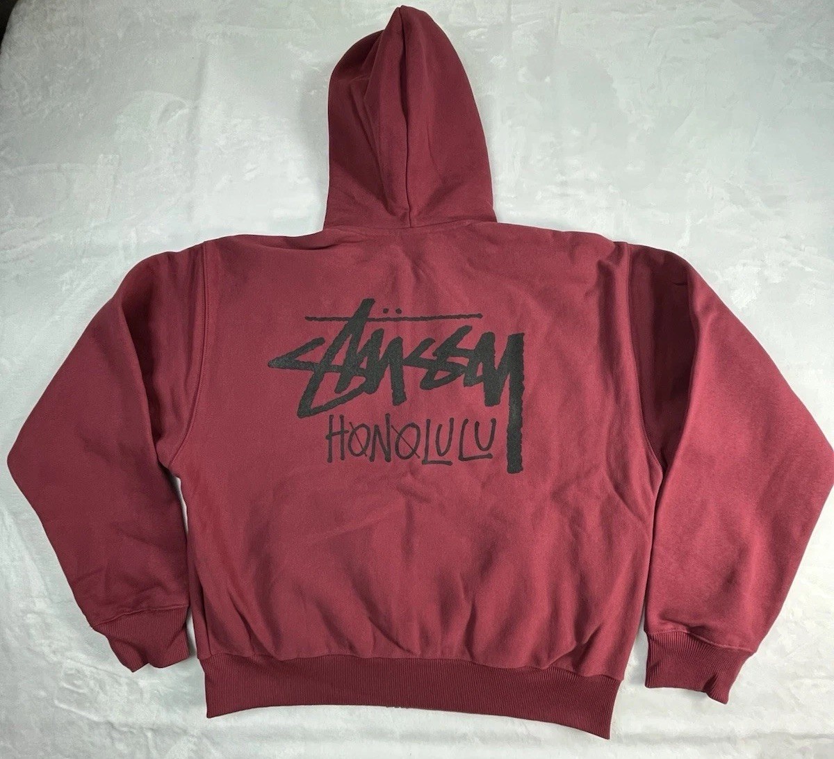 STUSSY ワインレッド カバーオール Lサイズ STUSSY ワインレッド カバーオール Lサイズ