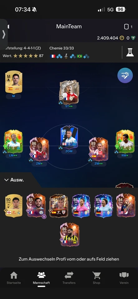 EA FC 26 Ultimate Team Ps5 Account 2,5Mio + Henry