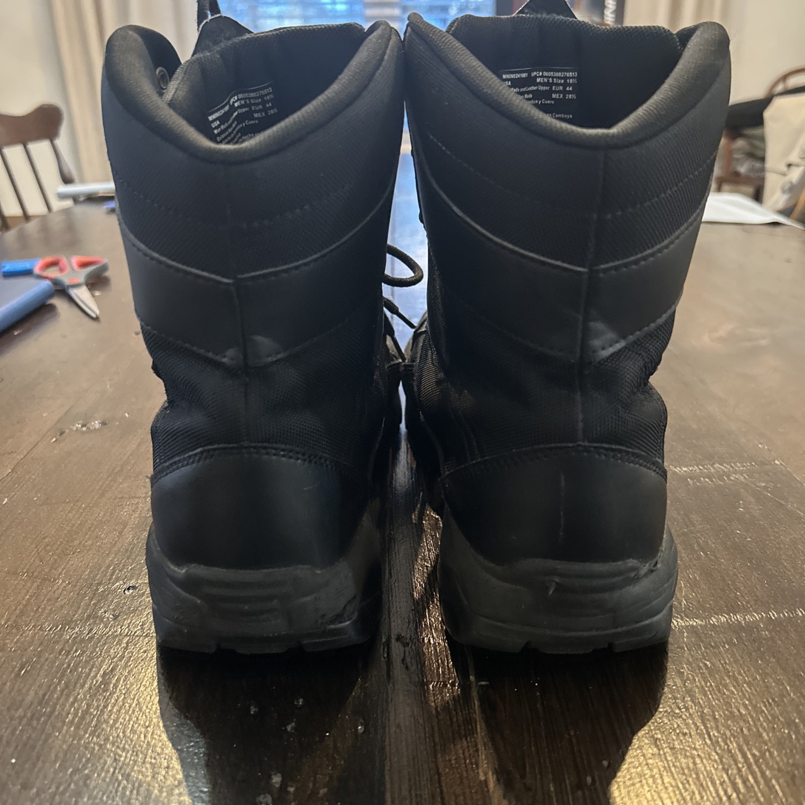 Interceptor Black Leather Force Tactical Steel To… - image 7