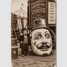 Little Person Circus Vintage Dwarf Photo Print Oddity Preformer Odd SIdeshow 10
