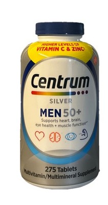 Centrum Silver Men 50+ Multivitamin, 275 Tablets Exp 1/2027