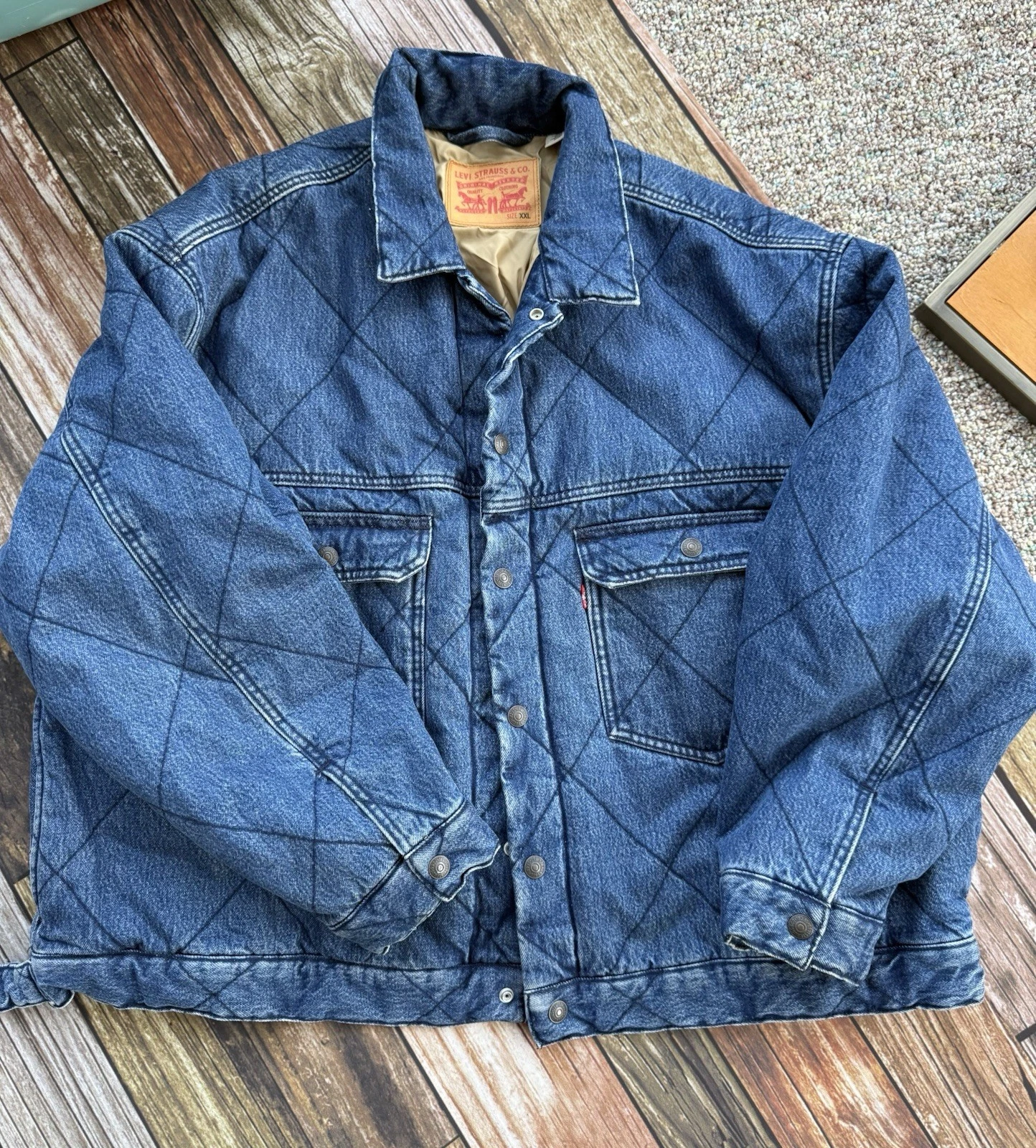 Levi’s Quilted Denim Jacket XXL