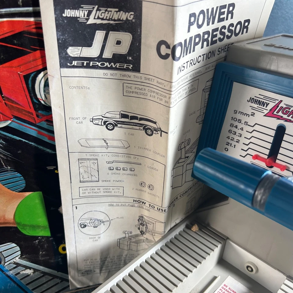 Johnny Lightning JP Jet Power Compresor Coche Topper Juguetes De Colección Leer Foto 4 de 4