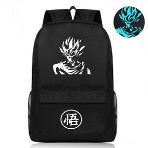 Dragon Ball Z Retour au sac à dos de l'école Voyages Sacs de plein air Goku Saiyan Lumineux