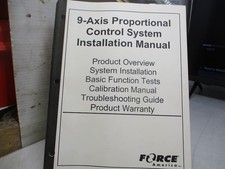 Force America  9-AXIS PROPORTIONAL CONTROL SYSTEM INSTALLATION  MANUAL