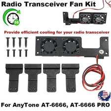 Radio Transceiver Fan Kit For AnyTone AT-6666,T-6666 PRO Radioddity QT-80,SR-447