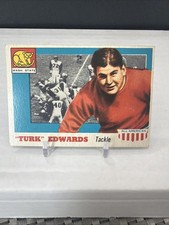 1955 Topps All American Turk Edwards Card #36 Washington State Nice No Creases