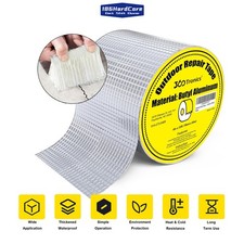 4"x33ft Aluminum Foil Butyl Tape Rubber- Waterproof RV Roof Repair Seal Patch