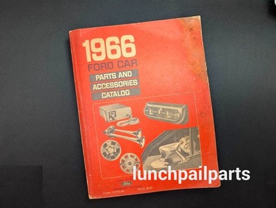 RARE Ford 66 Parts Catalog Mustang Shelby GT350 Capri Comet Cyclone Fairlane 427