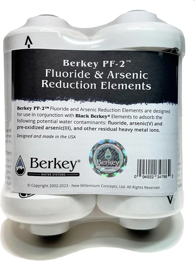 Lote de Repuesto de Filtro de Agua Auténtico para Filtros Berkey BB9-2 Negro y PF-2 Foto 2 de 4
