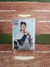 2019 Topps 150 Years Baseball GREATEST PLAYERS Ted Williams #150-90 Red Sox HOF