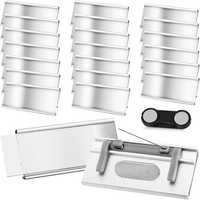 Magnetische Namensschilder FüR Kleidung - Aluminium, 10 StüCk, Langlebig