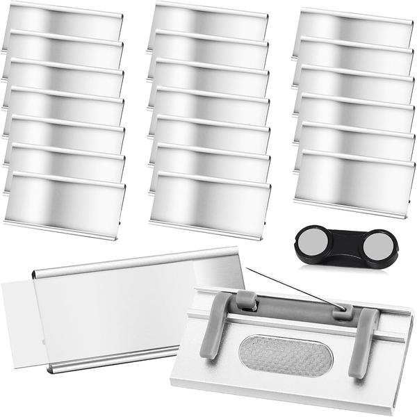 Magnetische Namensschilder FüR Kleidung - Aluminium, 10 StüCk, Langlebig-image